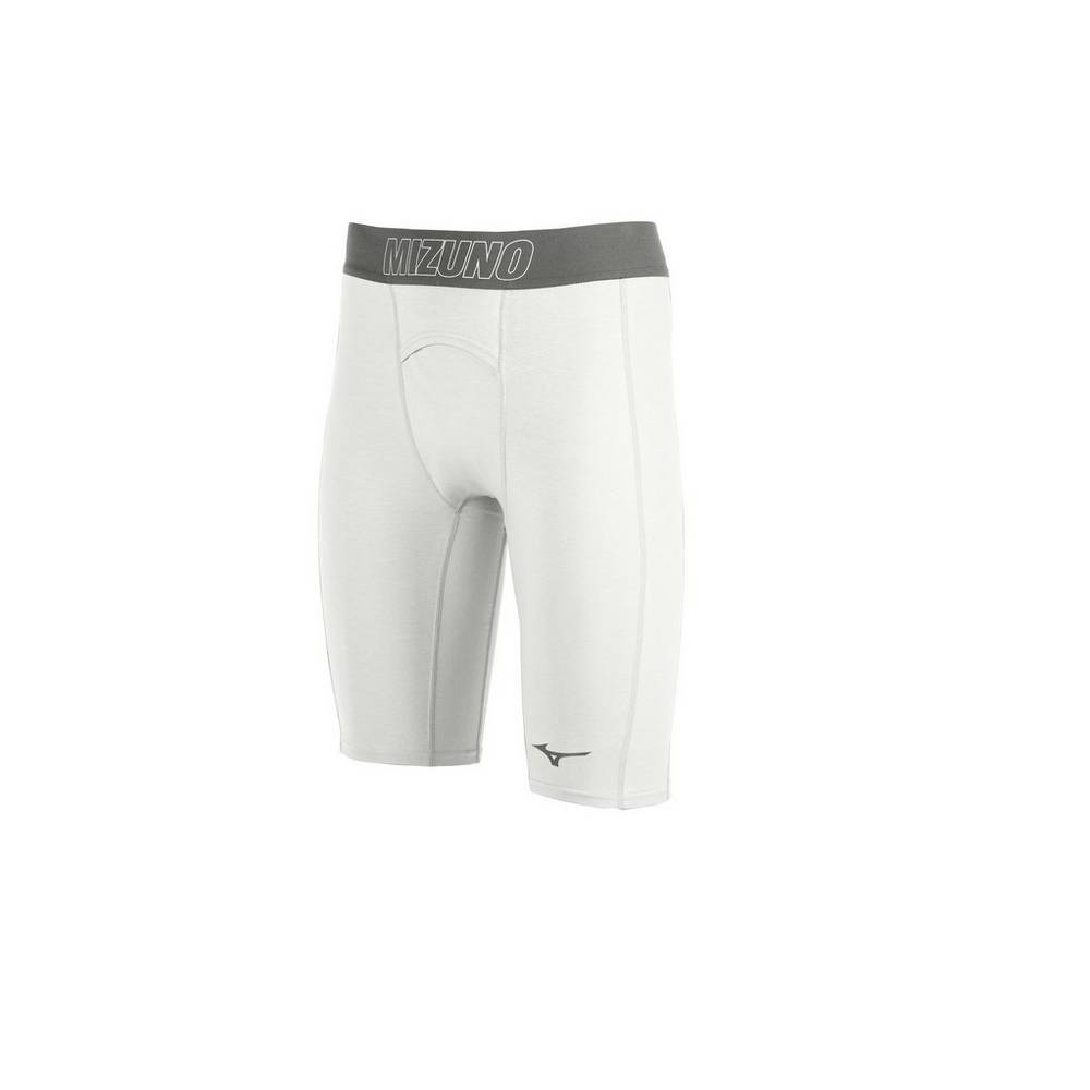 Mizuno Men's The Arrival Compression Baseball Shorts White (350708-CRP)